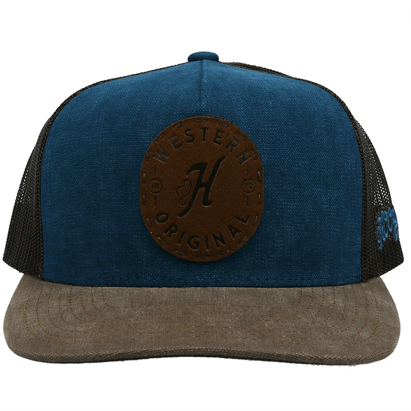 Load image into Gallery viewer, 2114T-BLBR - HOOEY  &quot;SPUR&quot; BLUE/BROWN HAT
