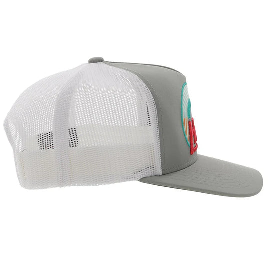 2115T-GYWH - HOOEY "SUDS" GREY/WHITE HAT