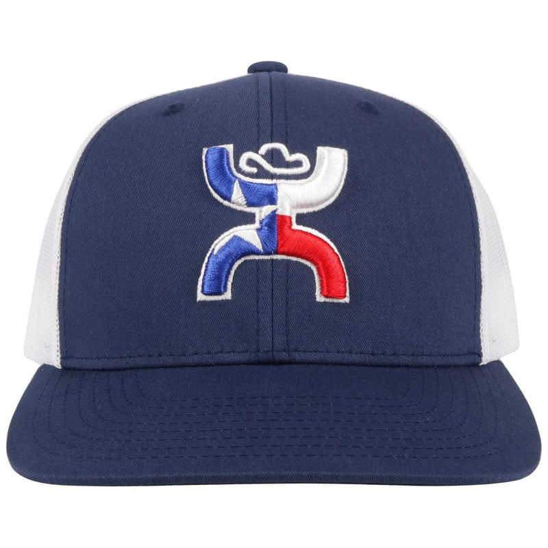 Load image into Gallery viewer, 2120T-NVWH - Hooey "Texican" Navy/White Hat
