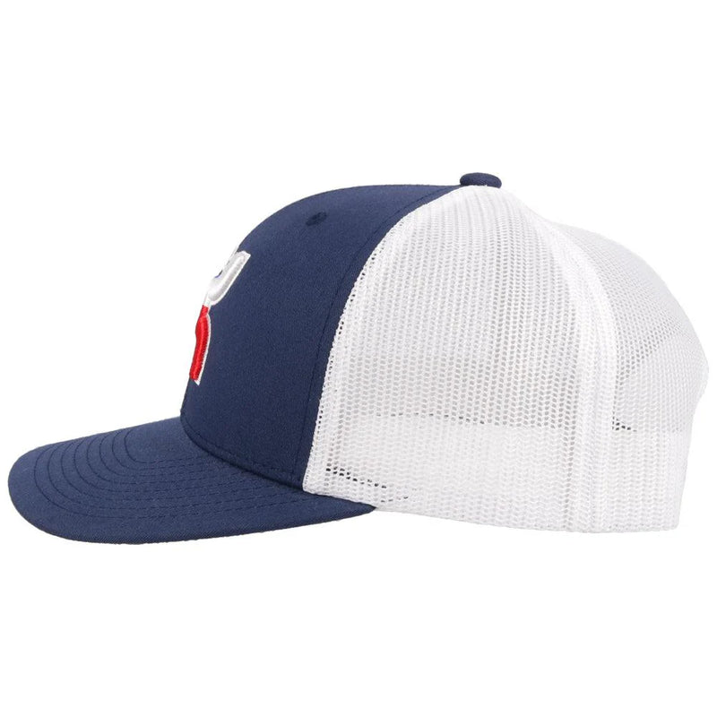 Load image into Gallery viewer, 2120T-NVWH - Hooey "Texican" Navy/White Hat
