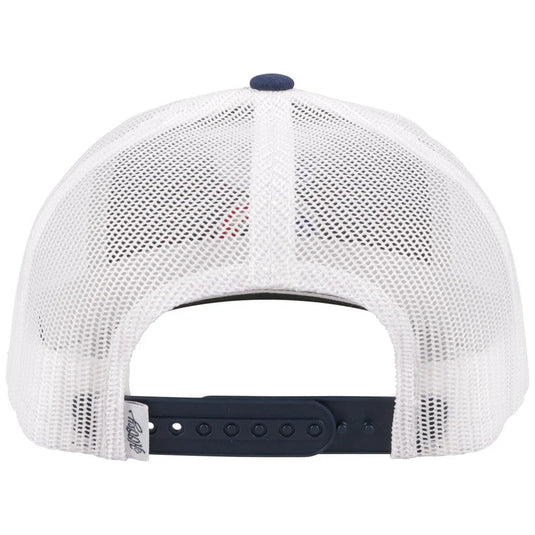 2120T-NVWH - Hooey "Texican" Navy/White Hat