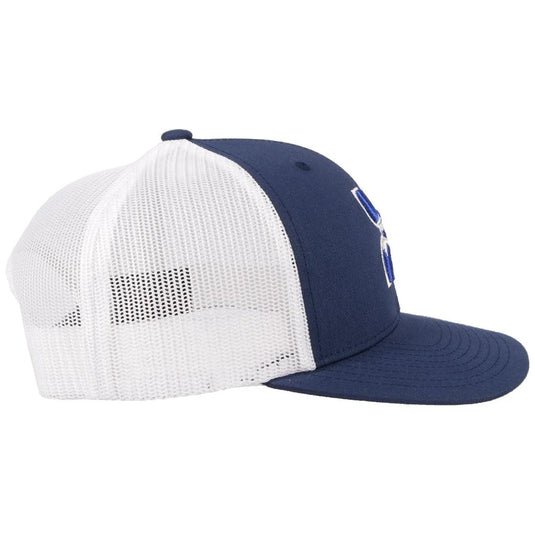 2120T-NVWH - Hooey "Texican" Navy/White Hat