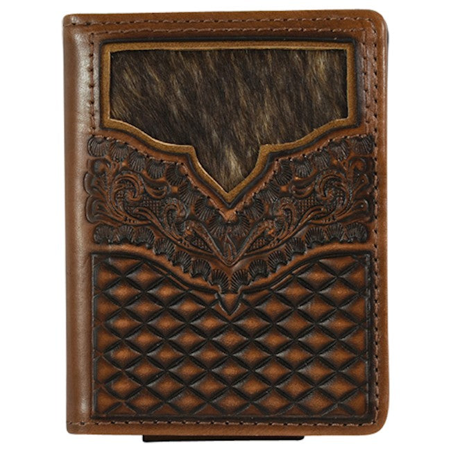 2122565M9 - Justin Bifold Card Wallet Brindle Inlay