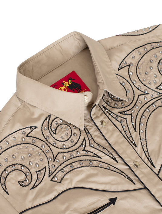 PS500D-1005 - Rodeo Clothing Men's Western Cowboy Embroidery Shirt