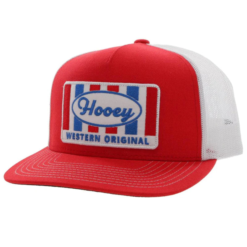 Load image into Gallery viewer, 2201T RDWH - HOOEY  &quot;SUDAN&quot; RED/WHITE HAT
