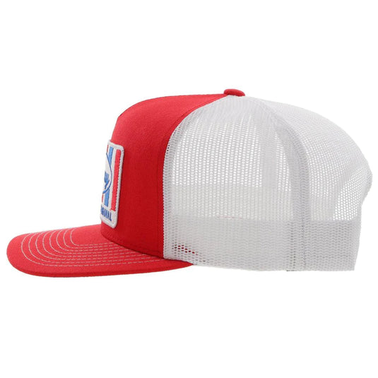 2201T RDWH - HOOEY  "SUDAN" RED/WHITE HAT