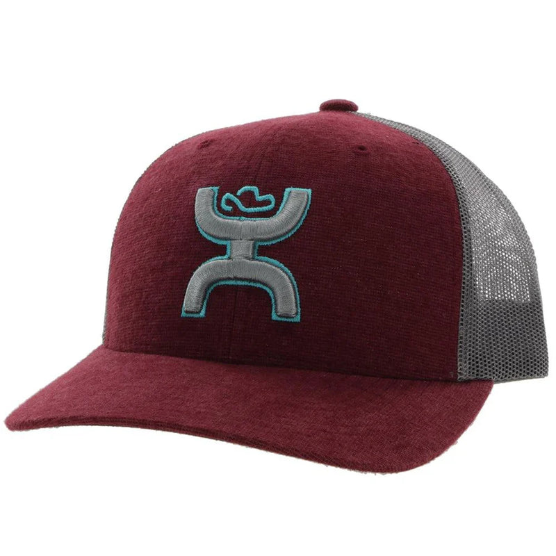 Load image into Gallery viewer, 2206T-MAGY - HOOEY  &quot;STERLING&quot; MAROON /GREY SNAPBACK HAT
