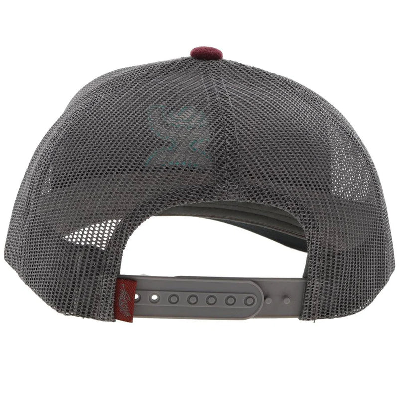 Load image into Gallery viewer, 2206T-MAGY - HOOEY  &quot;STERLING&quot; MAROON /GREY SNAPBACK HAT
