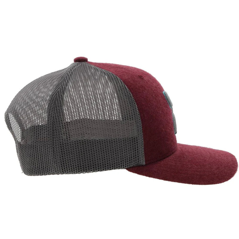 Load image into Gallery viewer, 2206T-MAGY - HOOEY  &quot;STERLING&quot; MAROON /GREY SNAPBACK HAT
