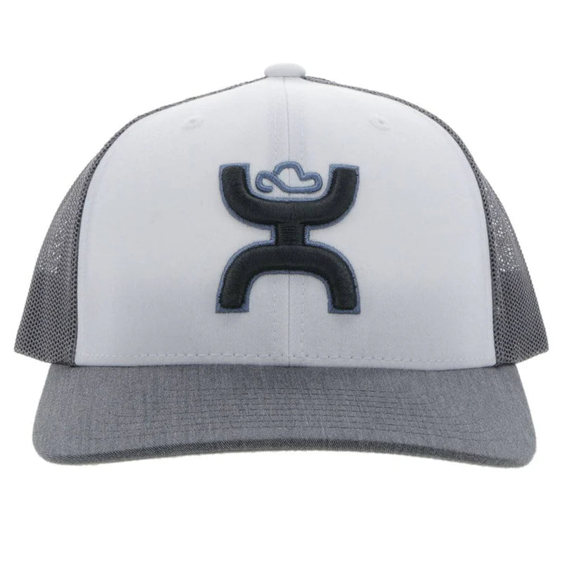 Load image into Gallery viewer, 2206T-WHGY - HOOEY  &quot;STERLING&quot; WHITE/GREY SNAPBACK HAT
