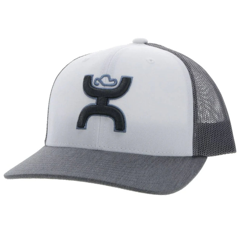 Load image into Gallery viewer, 2206T-WHGY - HOOEY  &quot;STERLING&quot; WHITE/GREY SNAPBACK HAT
