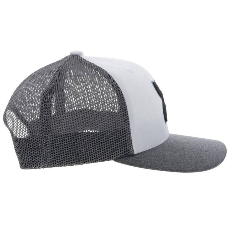 Load image into Gallery viewer, 2206T-WHGY - HOOEY  &quot;STERLING&quot; WHITE/GREY SNAPBACK HAT
