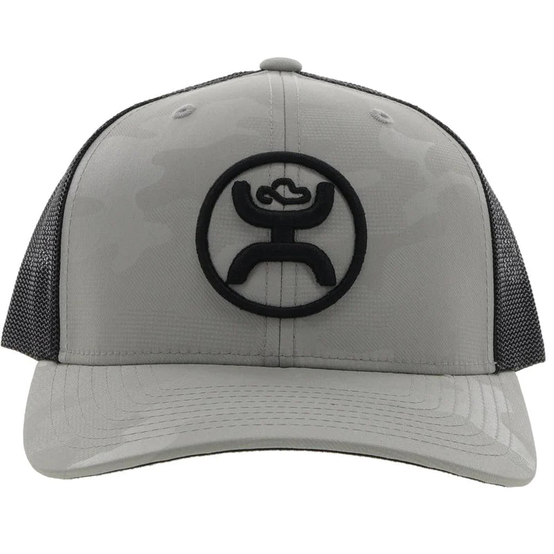 Load image into Gallery viewer, 2209T GYBK - HOOEY  &quot;O CLASSIC&quot; HOOEY GREY CAMO /BLACK HAT
