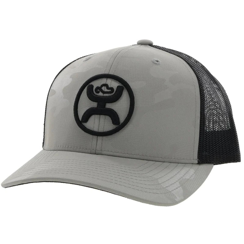 Load image into Gallery viewer, 2209T GYBK - HOOEY  &quot;O CLASSIC&quot; HOOEY GREY CAMO /BLACK HAT
