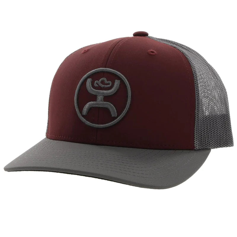 Load image into Gallery viewer, 2209T-MAGY - HOOEY  &quot;O CLASSIC&quot; MAROON/GREY HAT
