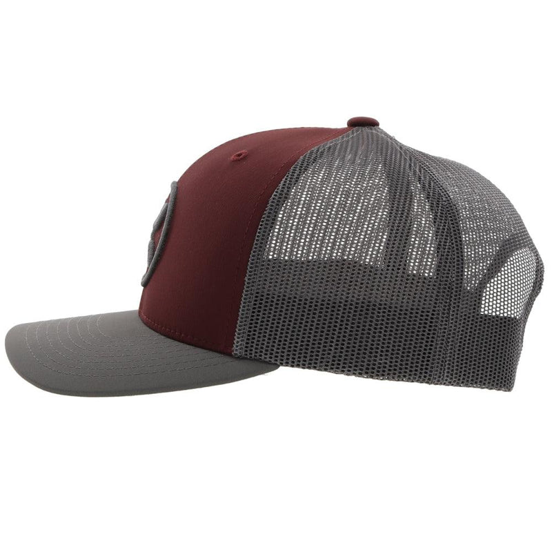 Load image into Gallery viewer, 2209T-MAGY - HOOEY  &quot;O CLASSIC&quot; MAROON/GREY HAT
