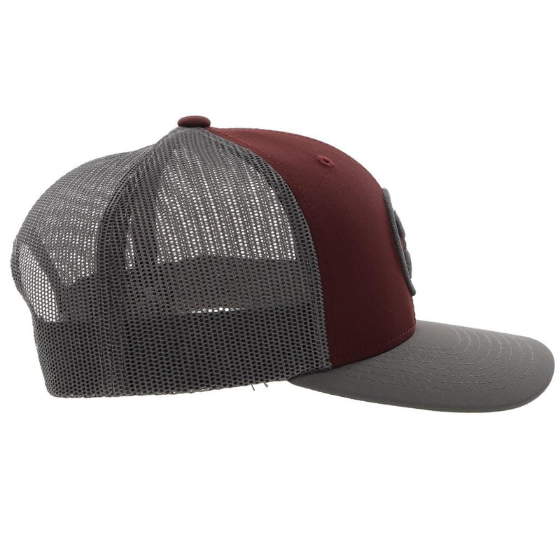 Load image into Gallery viewer, 2209T-MAGY - HOOEY  &quot;O CLASSIC&quot; MAROON/GREY HAT
