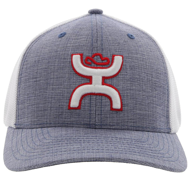 Load image into Gallery viewer, 2212DEWH - HOOEY  &quot;COACH&quot; DENIM/WHITE FLEXFIT HAT
