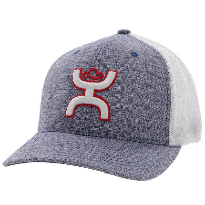 Load image into Gallery viewer, 2212DEWH - HOOEY  &quot;COACH&quot; DENIM/WHITE FLEXFIT HAT
