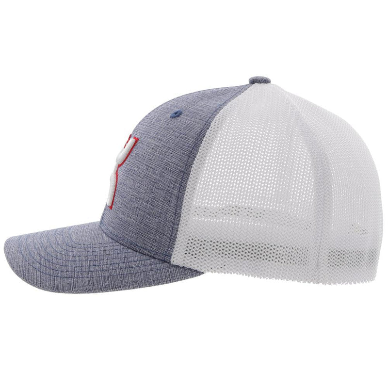 Load image into Gallery viewer, 2212DEWH - HOOEY  &quot;COACH&quot; DENIM/WHITE FLEXFIT HAT
