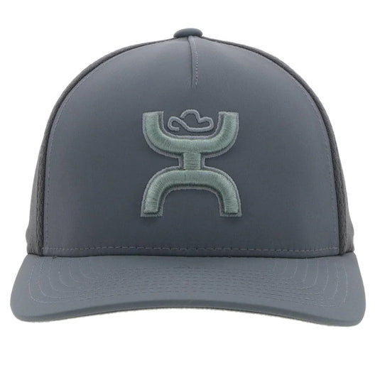 2212GY - HOOEY  "COACH" GREY FLEXFIT HAT