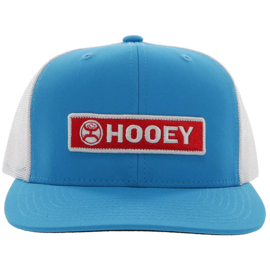 2213T BLWH - HOOEY  "LOCK-UP" BLUE/WHITE HAT