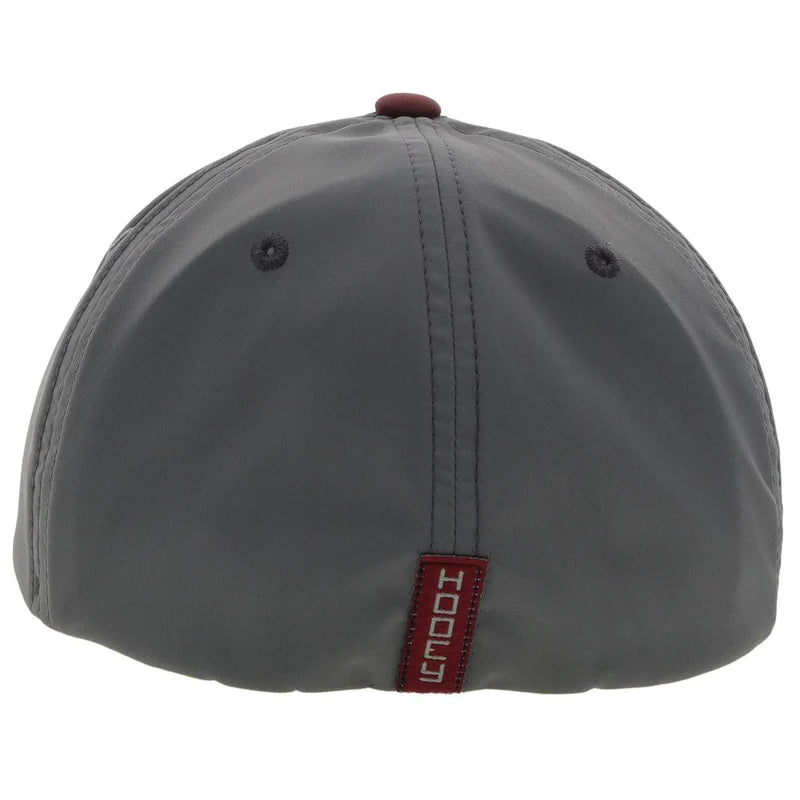 Load image into Gallery viewer, 2219MAGY - Hooey &quot;Solo III &quot; Maroon/Grey Flexfit Cap
