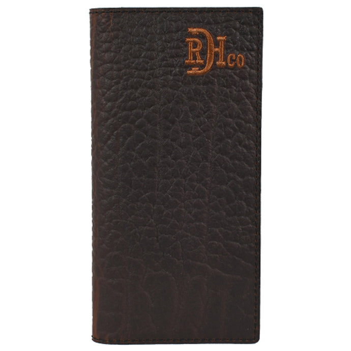 22228876W1 - Red Dirt Hat Company Men's Rodeo Wallet Bison Grain Leather