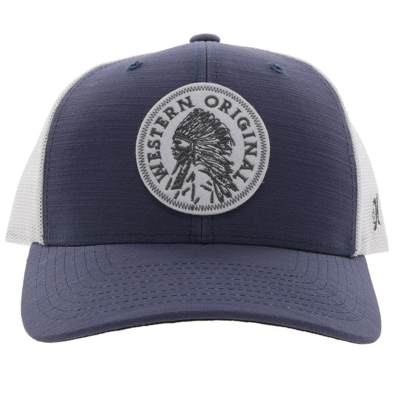 Load image into Gallery viewer, 2226T-NVWH - HOOEY  &quot;QUANAH&quot; HAT, NAVY /WHITE SNAPBACK
