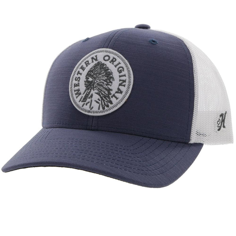 Load image into Gallery viewer, 2226T-NVWH - HOOEY  &quot;QUANAH&quot; HAT, NAVY /WHITE SNAPBACK
