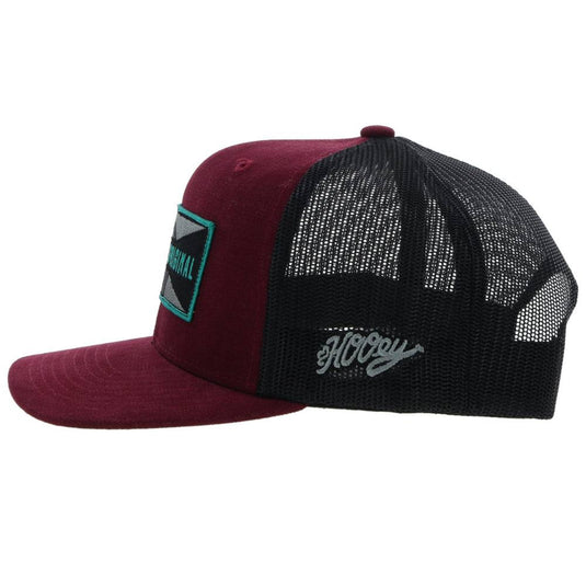 2229T-MABK - Hooey "Holley" Maroon/Black Snapback Hat