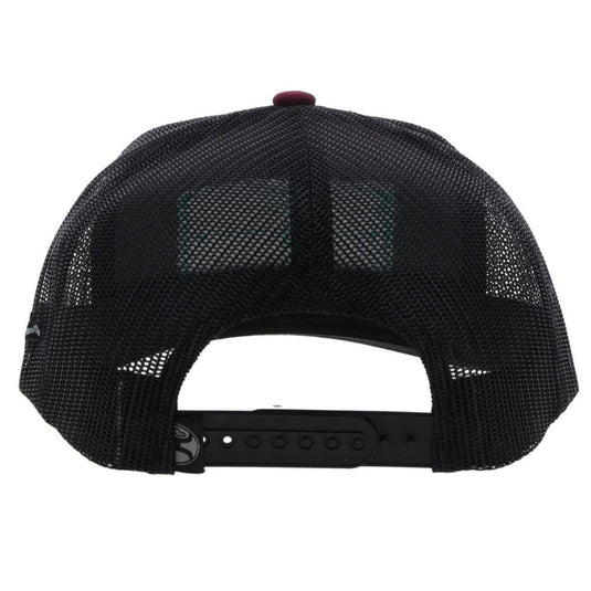 2229T-MABK - Hooey "Holley" Maroon/Black Snapback Hat