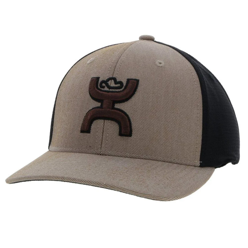 Load image into Gallery viewer, 2231 TNBK - Hooey &quot;Ash&quot; Tan/Black Flexfit Hat
