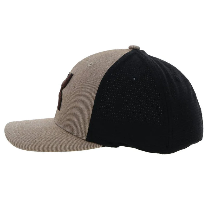Load image into Gallery viewer, 2231 TNBK - Hooey &quot;Ash&quot; Tan/Black Flexfit Hat

