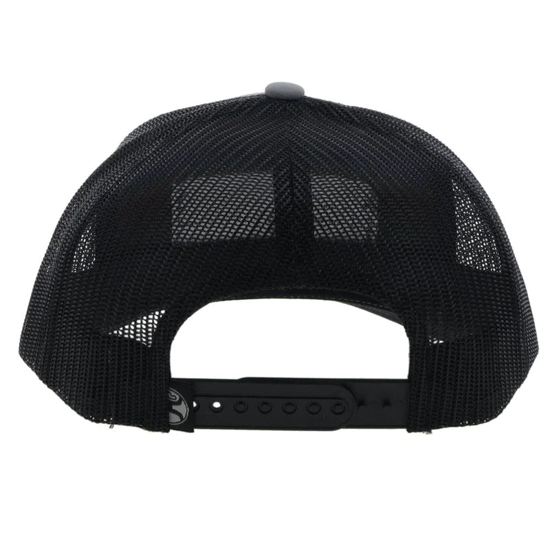 Load image into Gallery viewer, 2235T-GYBK - HOOEY  &quot;HORIZON&quot; GREY/BLACK ODESSA FABRIC HAT
