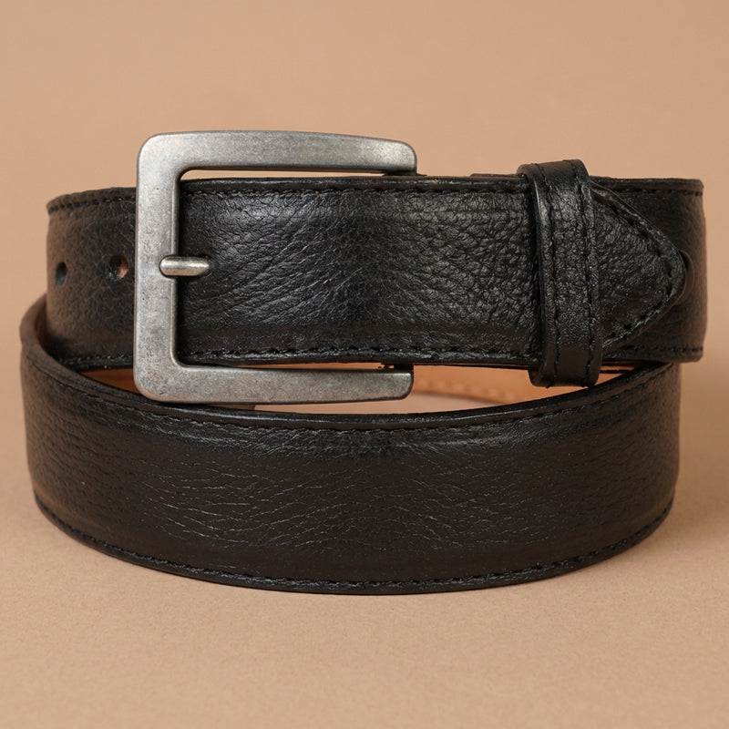 Load image into Gallery viewer, B45 - RockinLeather Black Cowhide Leather Belt
