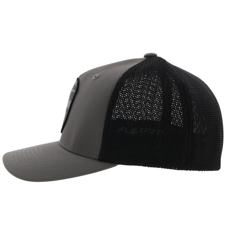 Load image into Gallery viewer, 2244CHBK - HOOEY  &quot;CHEYENNE&quot; CHARCOAL /BLACK FLEXFIT HAT
