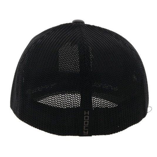 2244CHBK - HOOEY  "CHEYENNE" CHARCOAL /BLACK FLEXFIT HAT