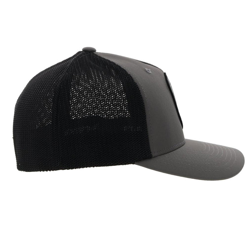 Load image into Gallery viewer, 2244CHBK - HOOEY  &quot;CHEYENNE&quot; CHARCOAL /BLACK FLEXFIT HAT
