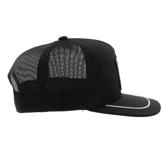 2276T-BK - Hooey "Pabst Blue Ribbon" Black/White Hat