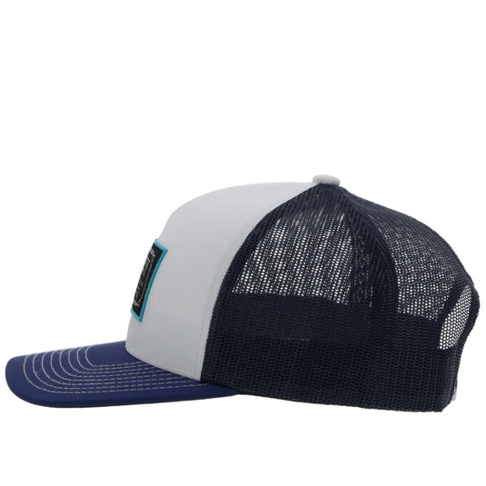 2302T-WHNV - Hooey "Doc" White/Navy Hat