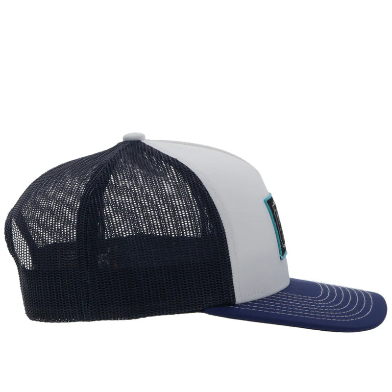 Load image into Gallery viewer, 2302T-WHNV - Hooey "Doc" White/Navy Hat

