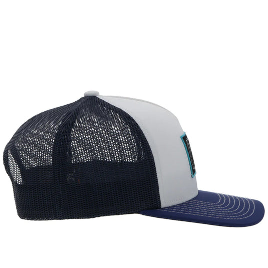 2302T-WHNV - Hooey "Doc" White/Navy Hat