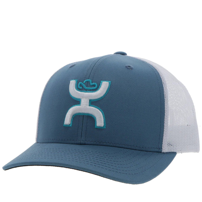 Load image into Gallery viewer, 2306T-BLWH - HOOEY  &quot;STERLING&quot; BLUE/WHITE HAT
