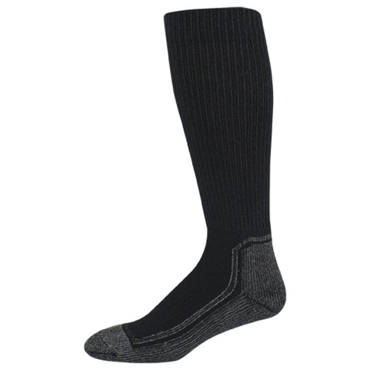 230967BLK - Justin Men's Boot Steel Toe Socks Black 2 Pack