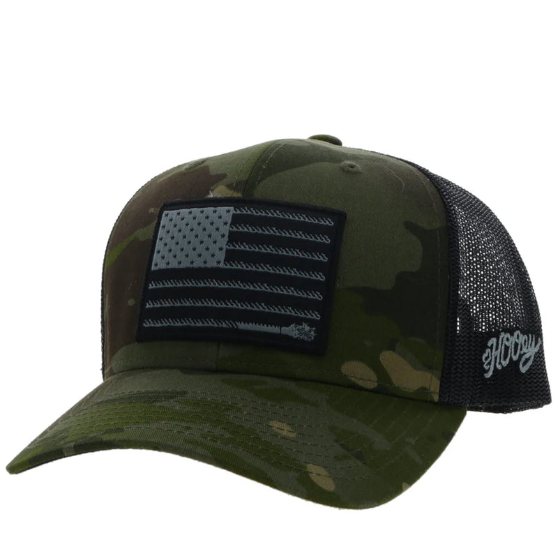 Load image into Gallery viewer, 2310T-CABK - Hooey &quot;Liberty Roper&quot; Dark Camo/Black Hat
