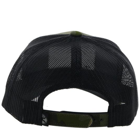 2310T-CABK - Hooey "Liberty Roper" Dark Camo/Black Hat