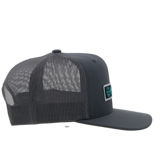 2313T-GY - Hooey "Lock Up" Grey Snapback Hat