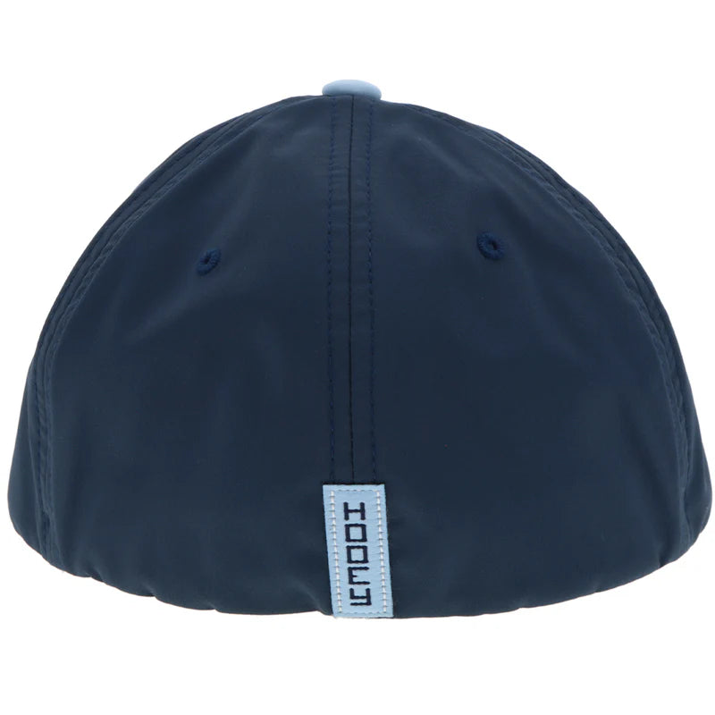 Load image into Gallery viewer, 2319BLNV-01 - Hooey "Solo " Flexfit Hat Light/Blue/Navy w/ Hooey Logo
