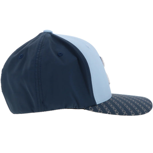 2319BLNV-01 - Hooey "Solo " Flexfit Hat Light/Blue/Navy w/ Hooey Logo